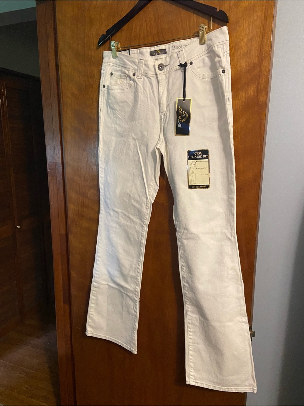 Jordache Women's White Boot Cut Jeans